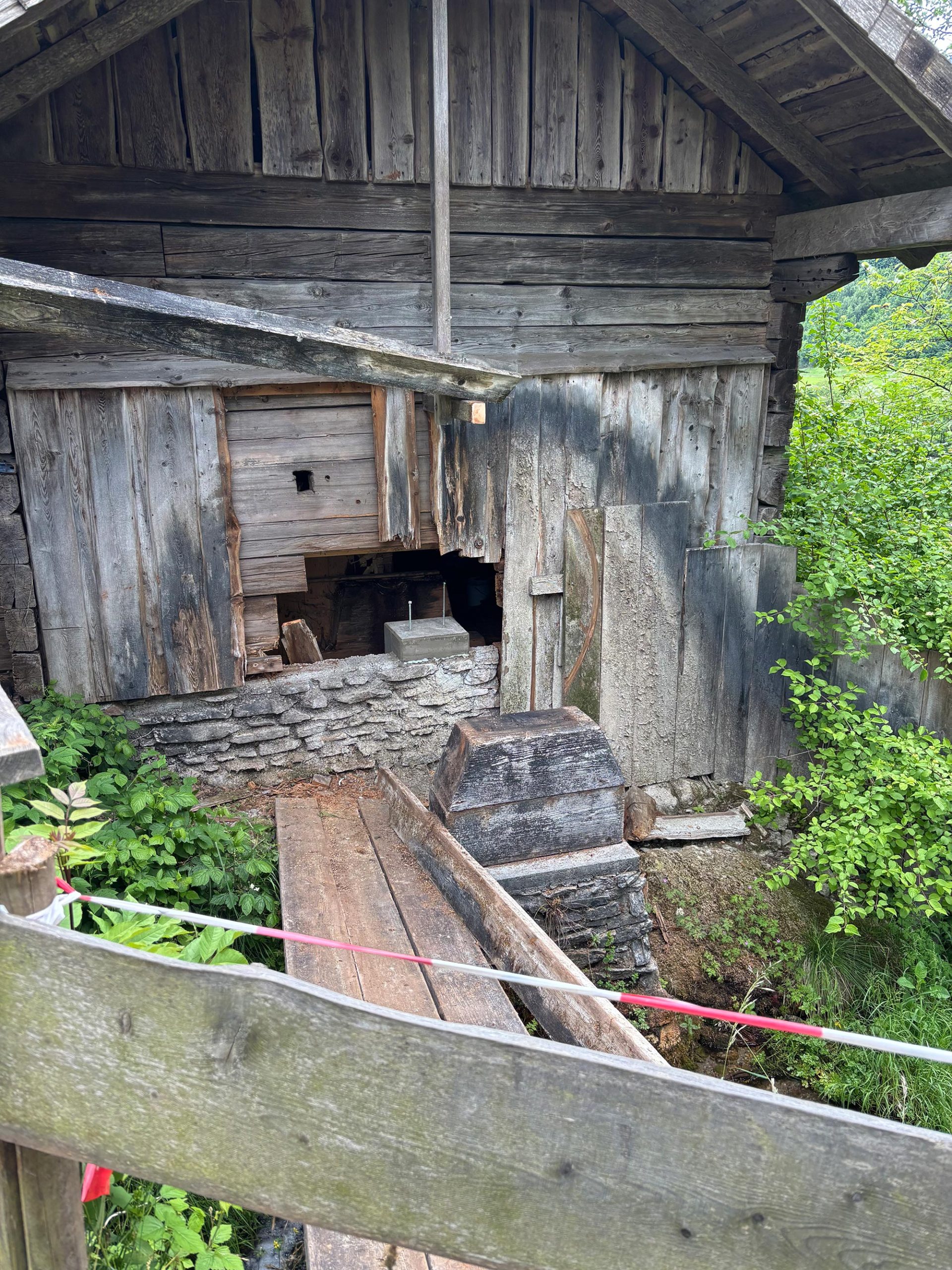 Sanierung der historischen Wassermühle mit neuem Fundament – Projekt 7 Mühlen, Robert Präauer.